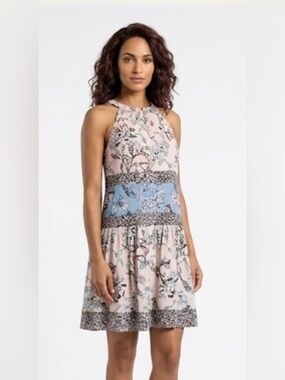 BCBG flower Halter summer Dress